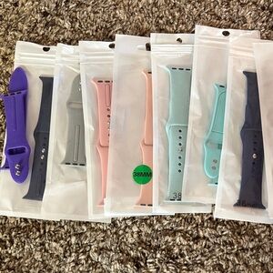 Assorted Silicone Watch Bands for Electronics Wearables